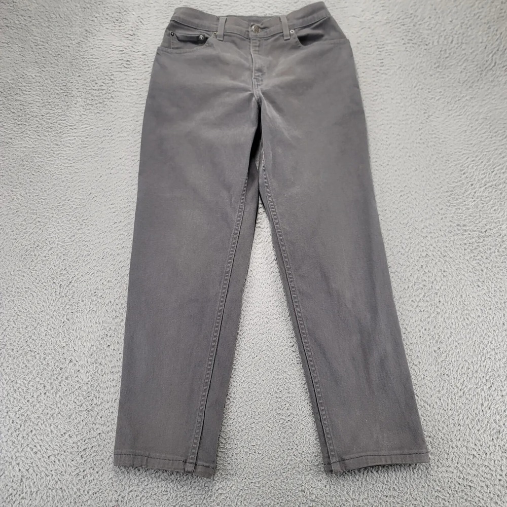 Vintage Levi's Jeans Womens‎ 8 Gray Denim 550 Relaxed Fit Tapered Leg Baggy Y2K